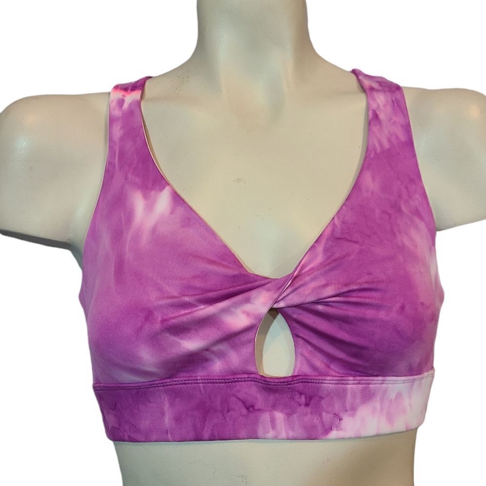 Harmony Balance Pink Tie Dye‎ Sports Bra Size XS